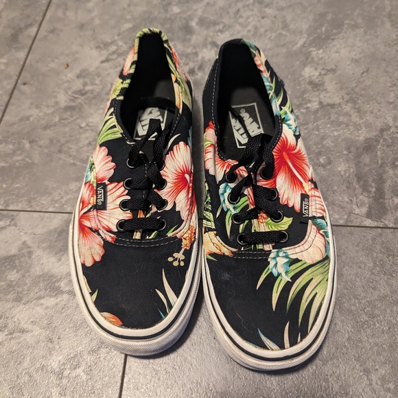 Hawaiian Floral Vans - Picture 1 of 4